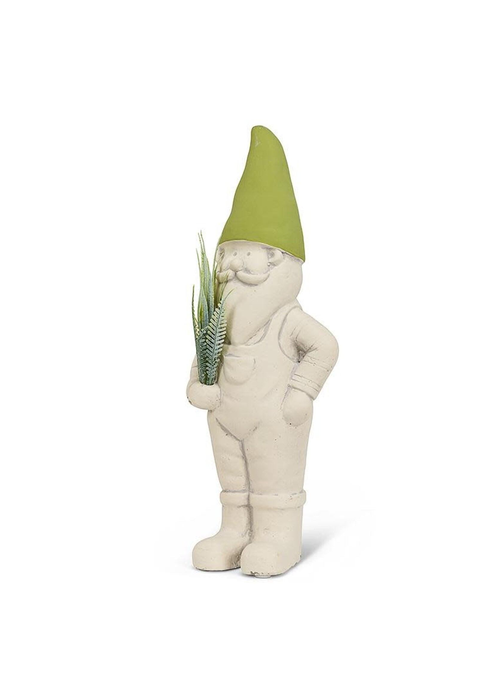 Small Garden Gnome with Plant - PICK UP ONLY