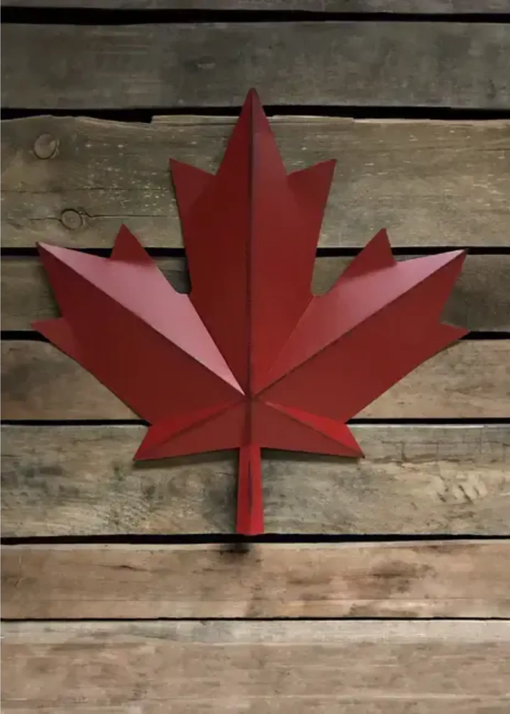 Metal Maple Leaf 20” - PICK UP ONLY