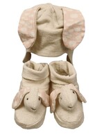 Catherine Lillywhite's Bunny Hat & Bootie Set 6-12 mo