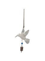 Iron Bell Chimes - Hummingbird White