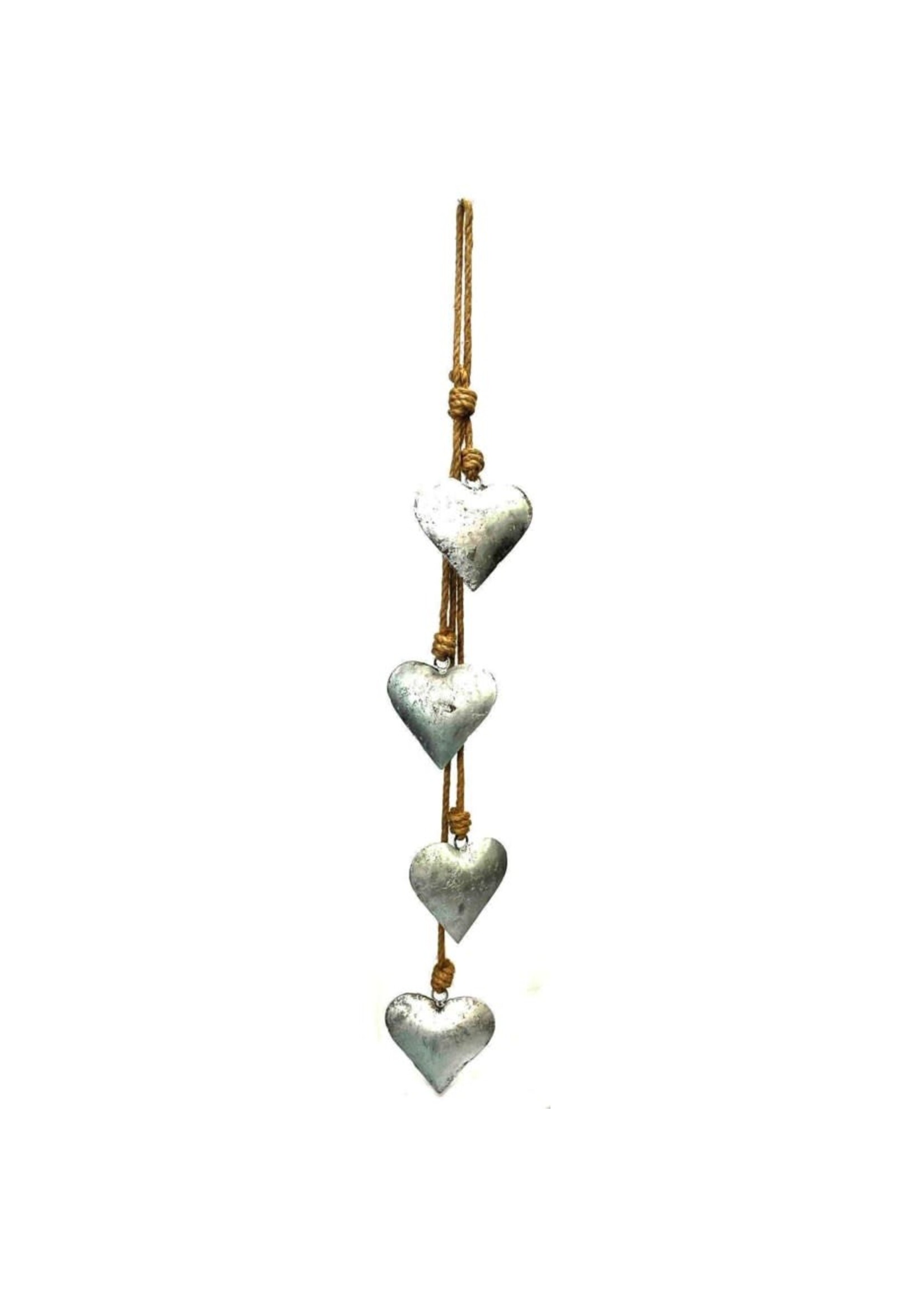 Iron String Hearts Silver - 32”
