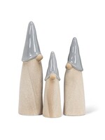 Grey Hat Gnomes. Set of 3