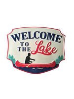 Lake Welcome Sign