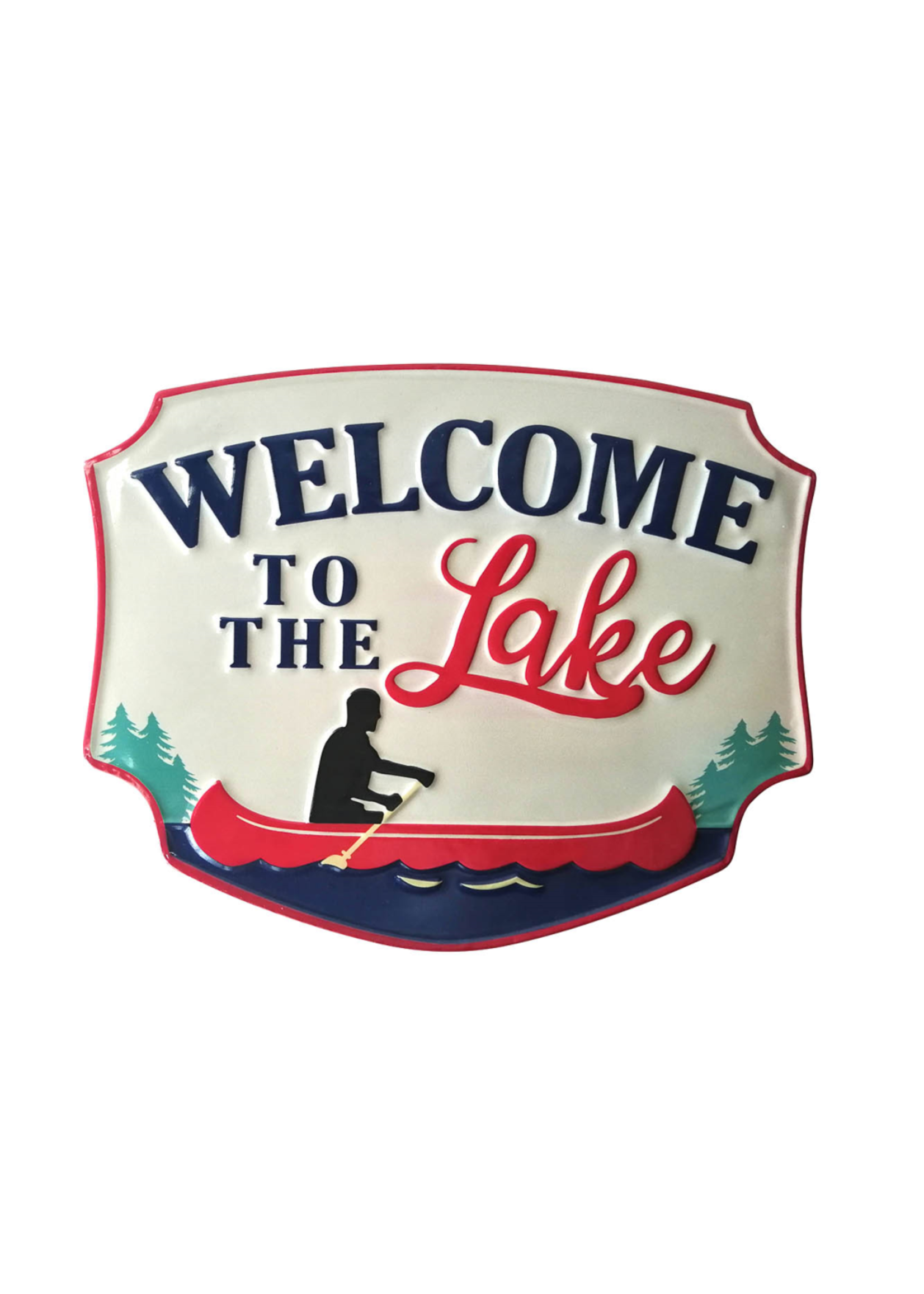 Lake Welcome Sign