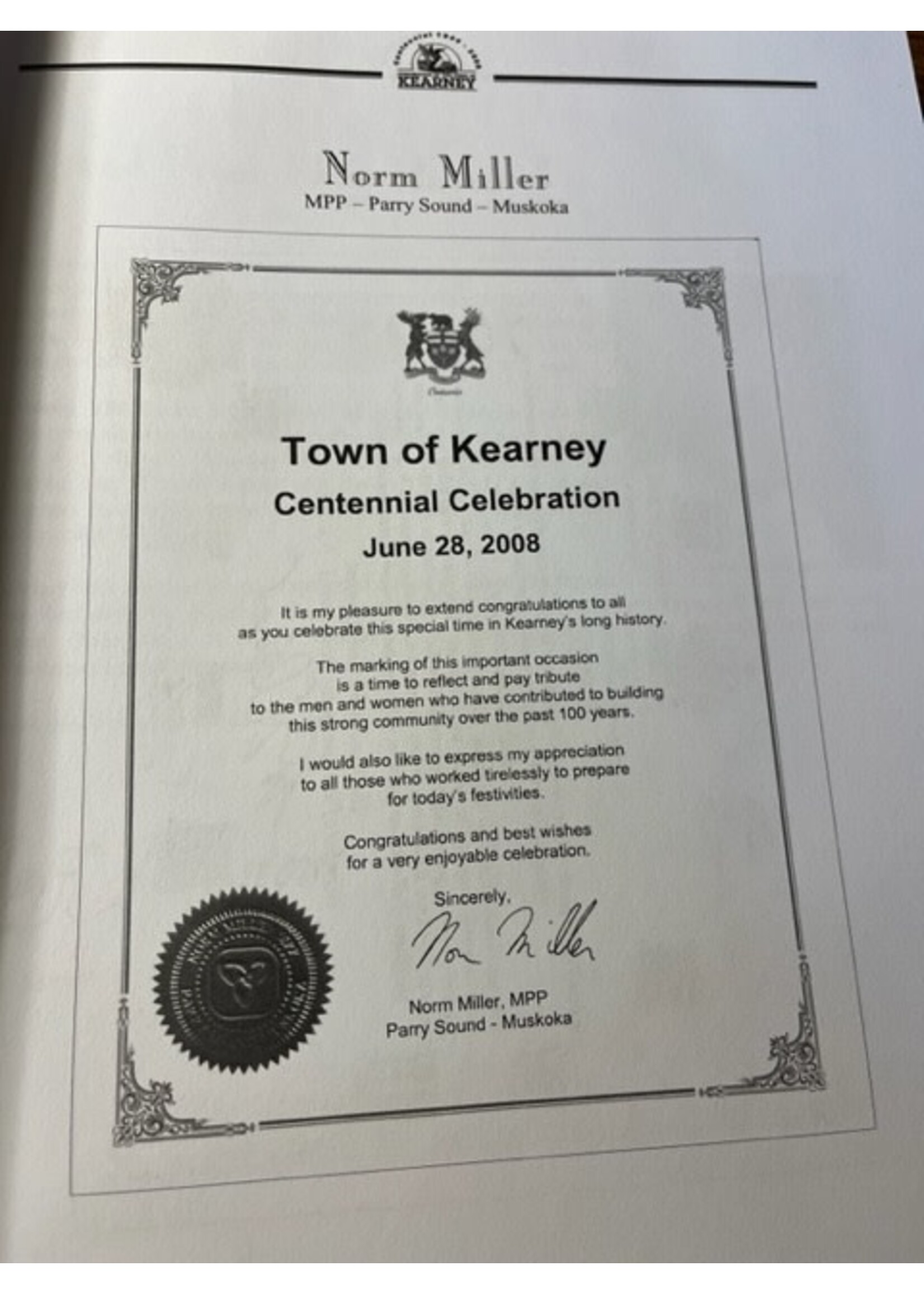 Kearney - 100 Years Book