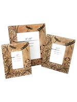 Mango Wood Photo Frame 4x6 Dragonflies