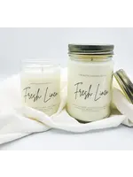 Sew Rustic “Fresh Linen” 8oz Soy Candle