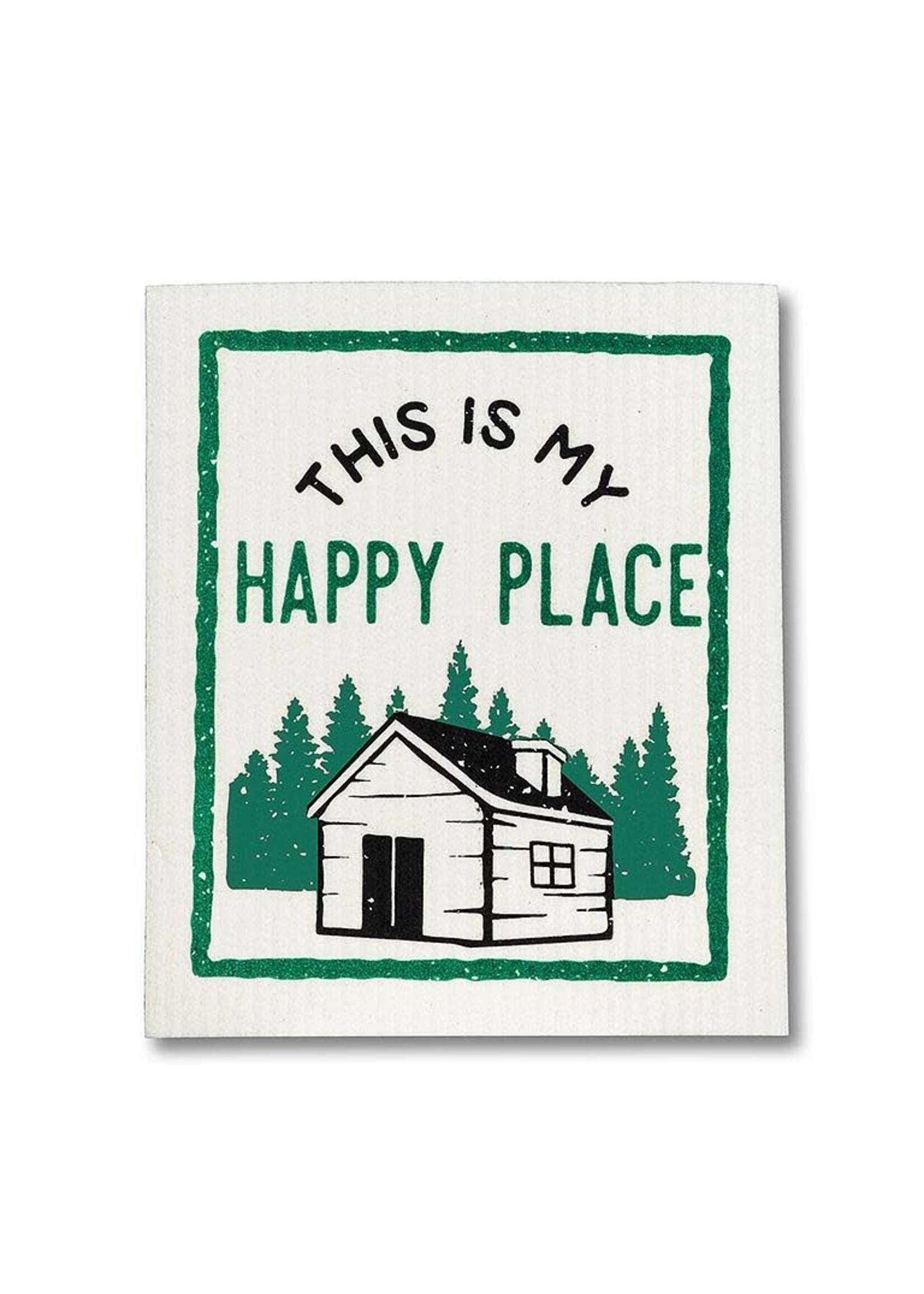 Happy Place Dishcloths. Set of 2