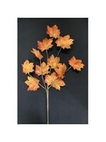 Oak Leaves Spray Orange 22”