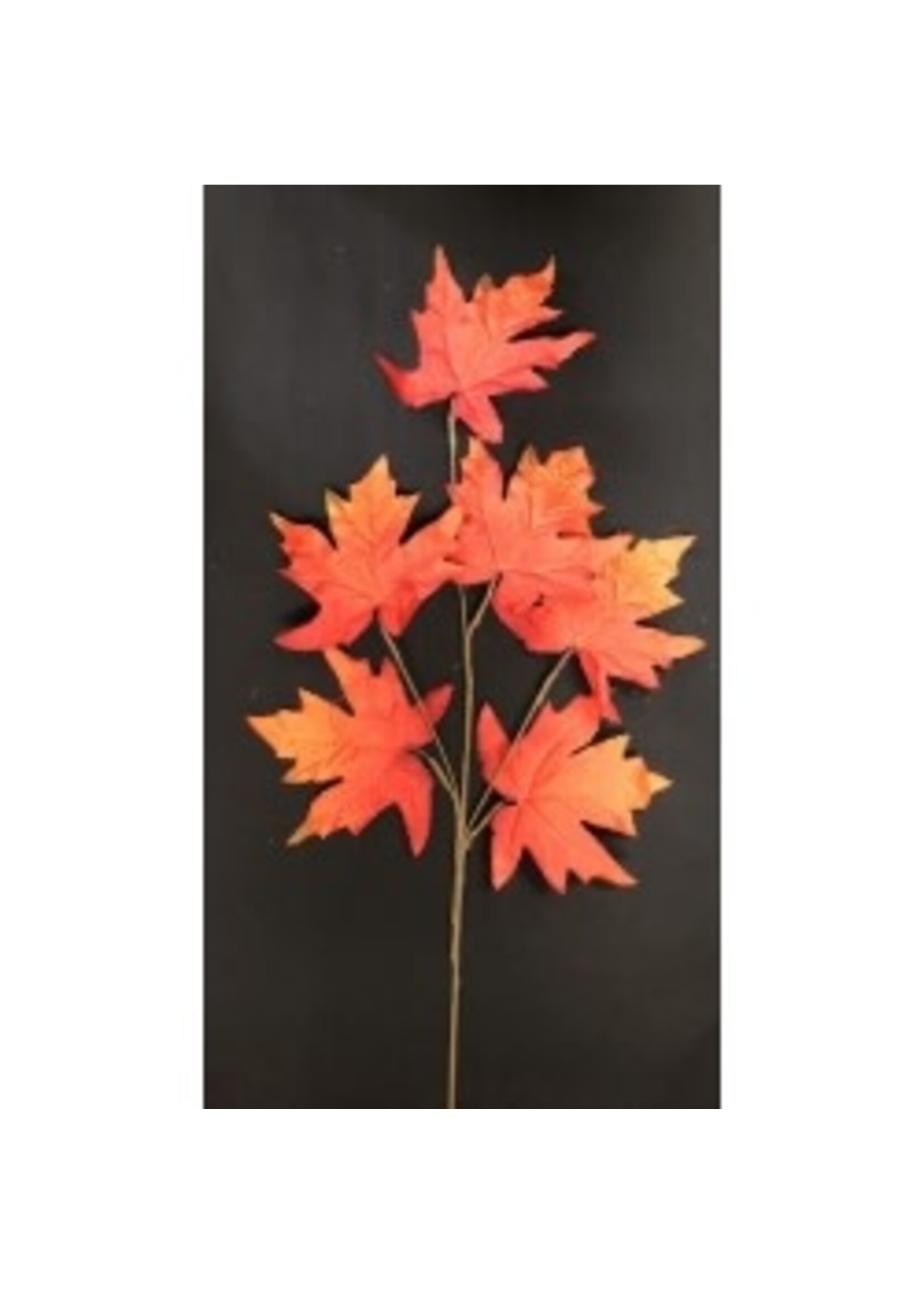 Oak Leaves Orange 22”