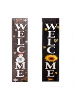 PORCH SIGN WELCOME 47.5” x 8” Reversible