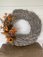 Fall Fine Twig Wreath
