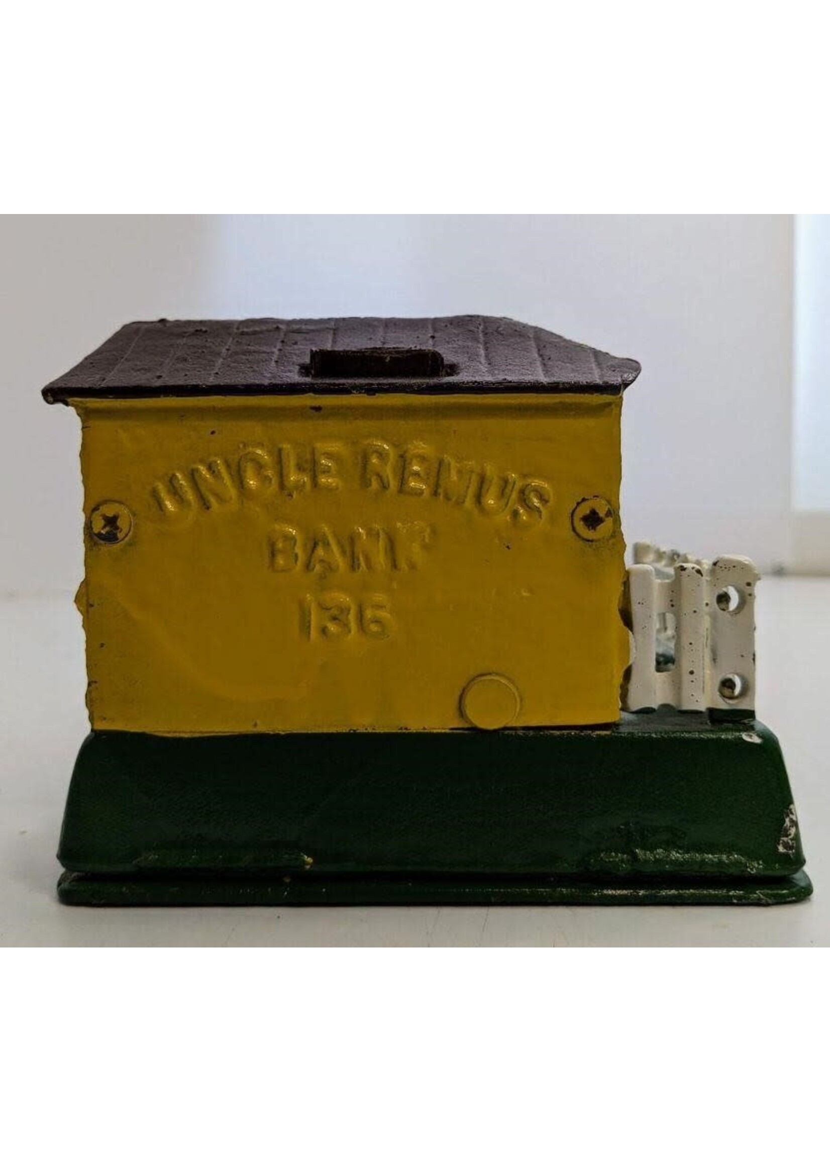 Metal Uncle Remus Mechanical Coin Bank