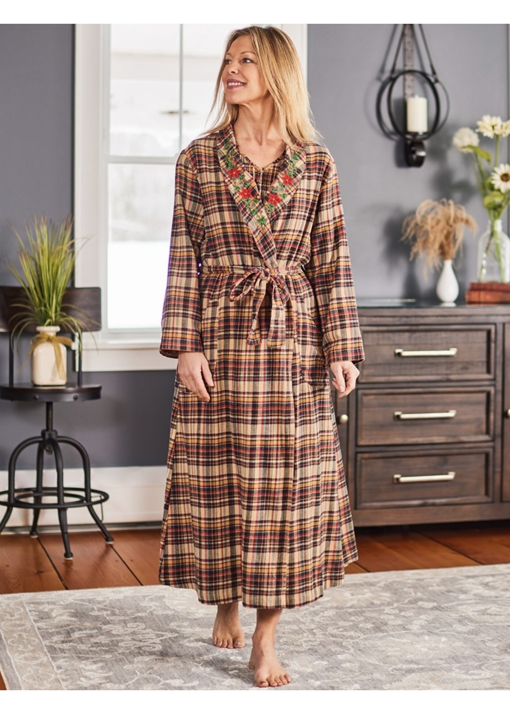 April Cornell Golden Lodge Dressing Gown - Harvest