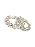 Jacqueline Kent BRACELET DOUBLE PEARL SET