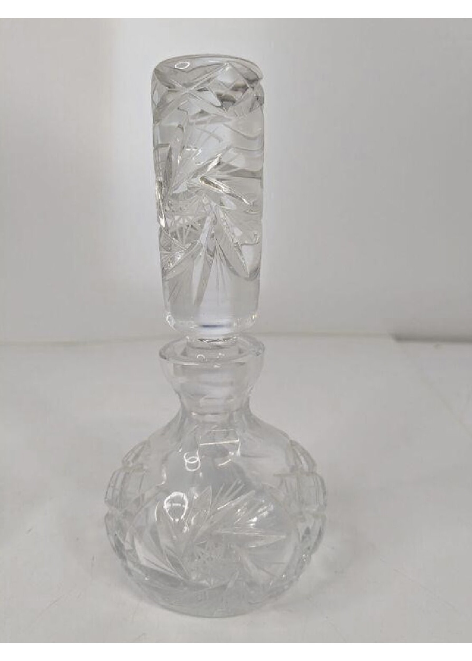 Vintage Pinwheel Crystal perfume set - 3pc