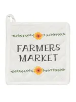 Farmers Market Spruce Potholder