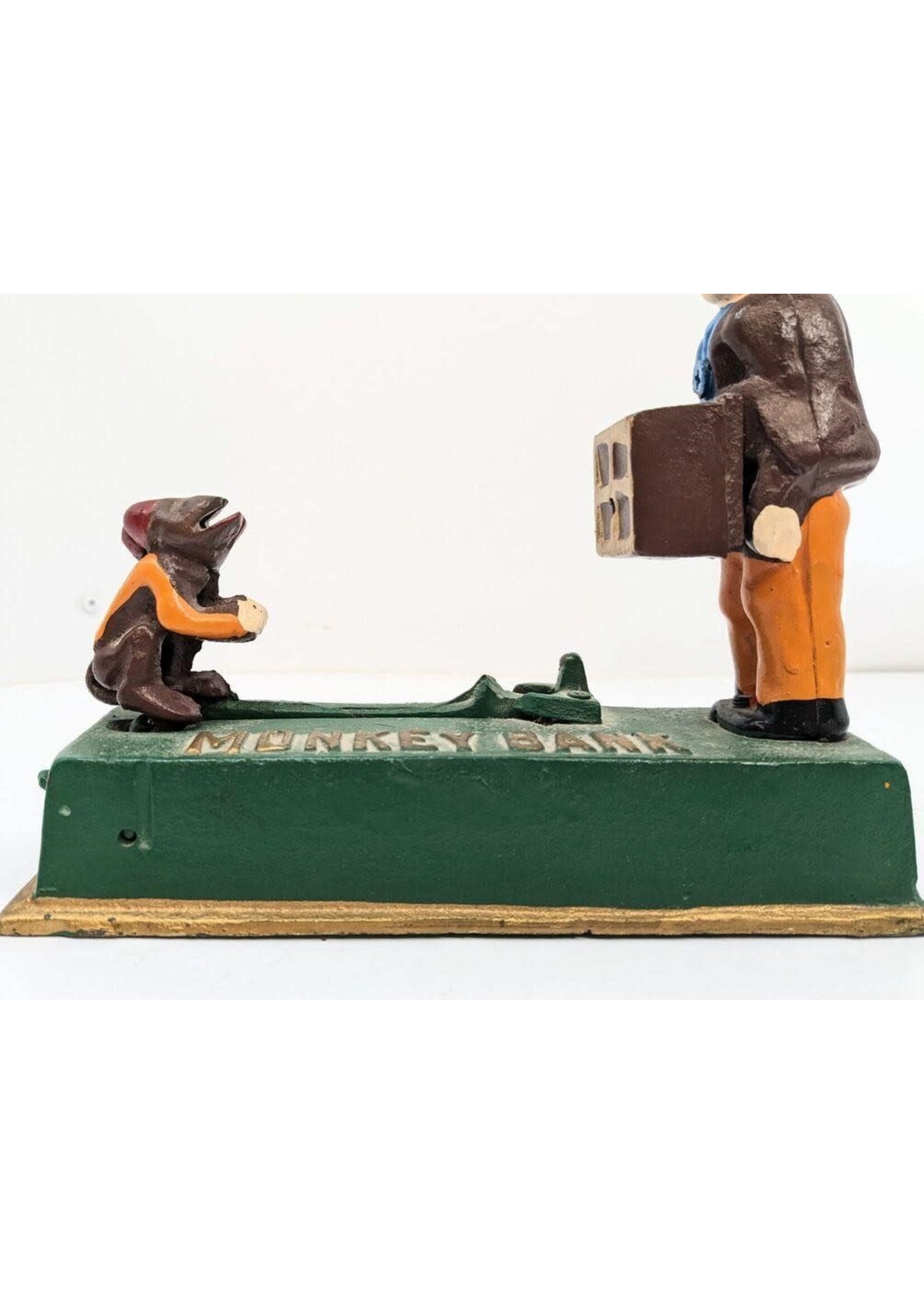Cast Iron Monkey Coin Bank - PICK UP ONLY
