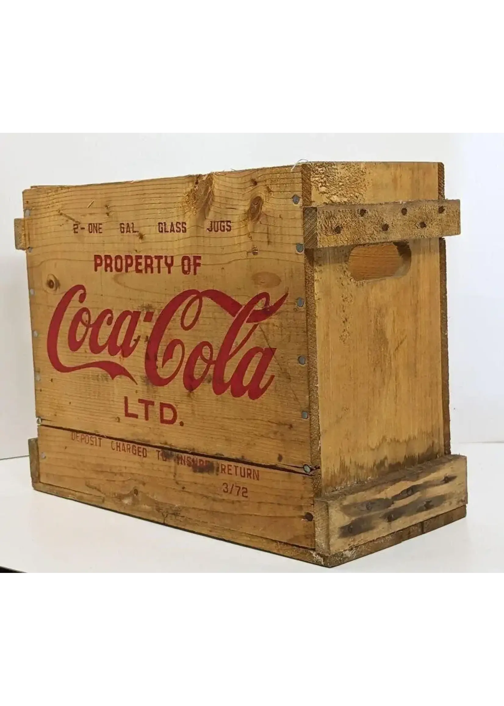 Coca-Cola Wooden Box - PICK UP ONLY