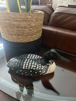 Carved Loon