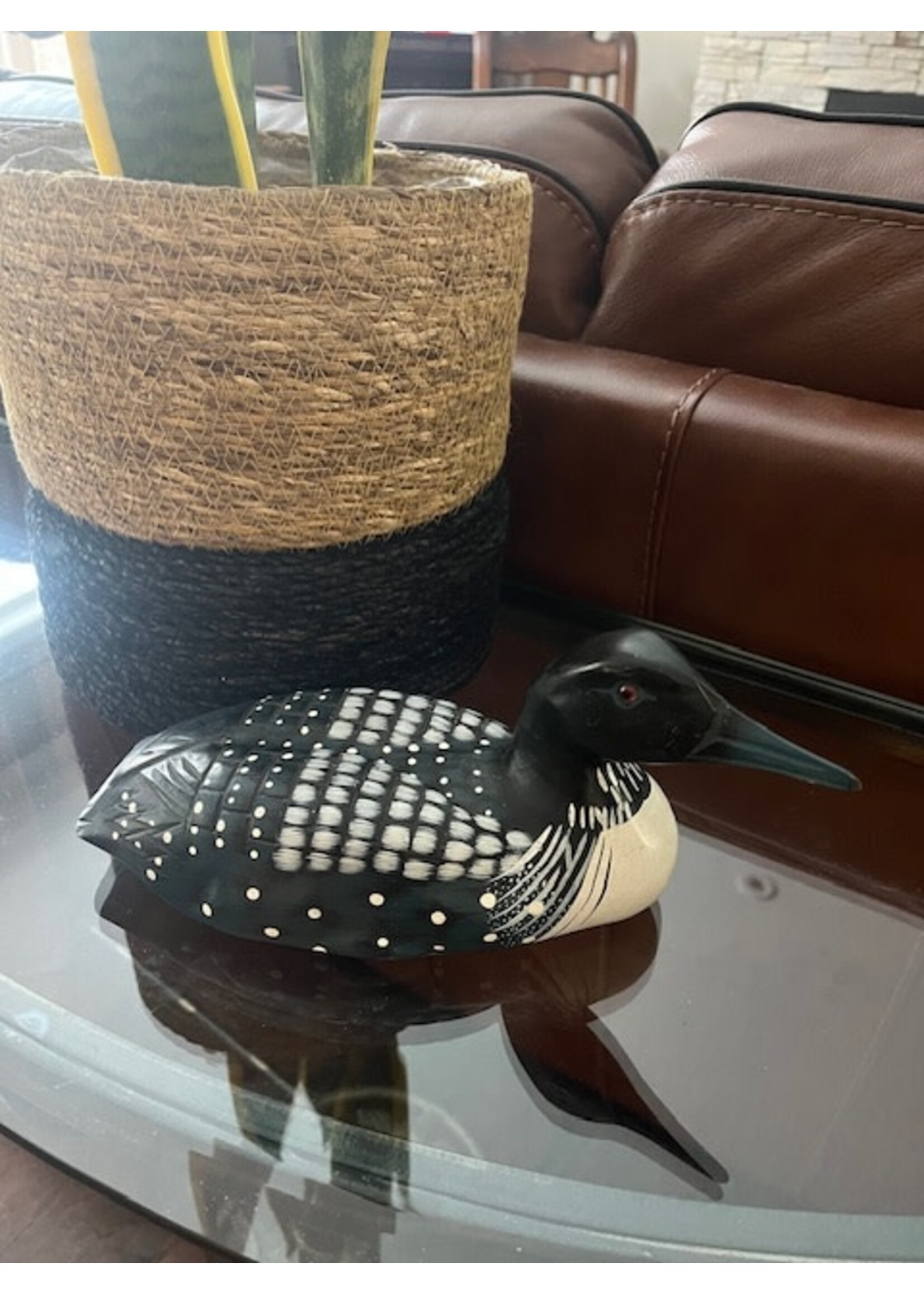Carved Loon
