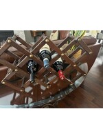 Expanding wooden Wine Rack