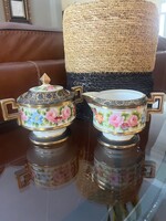 Nippon Hand Painted Cream & Sugar Set