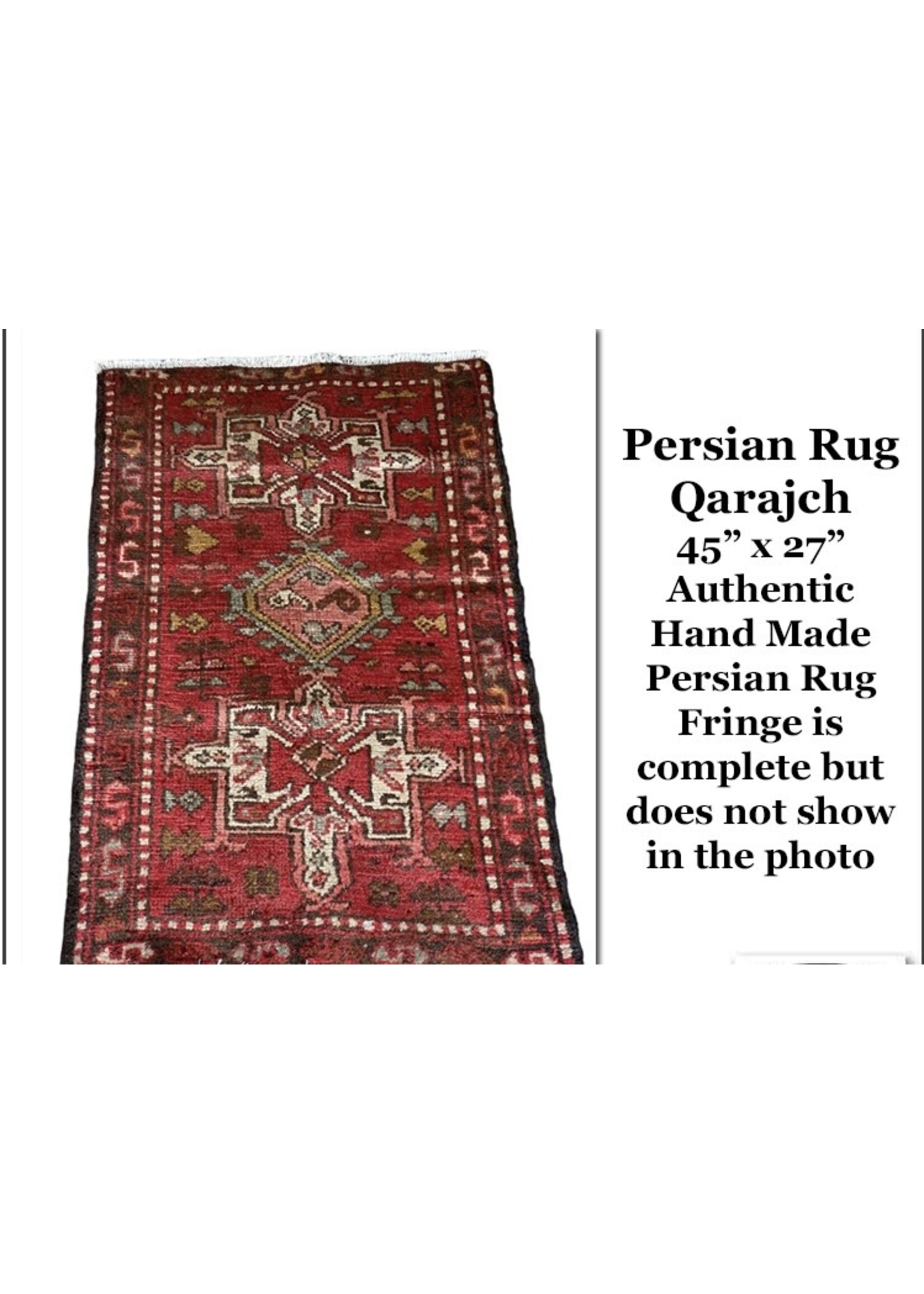 Persian Rug Qarajch 45”×27
