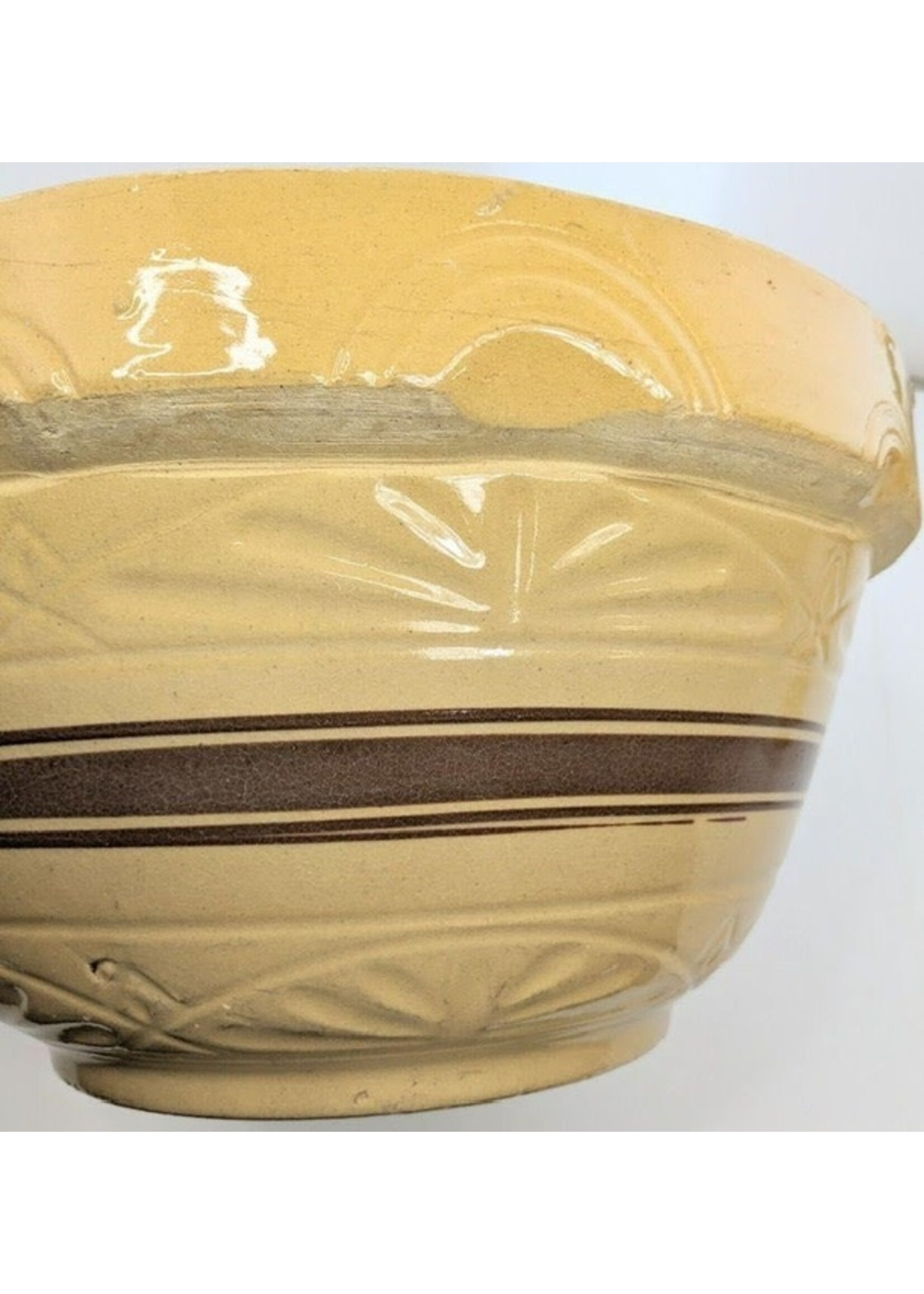 Antique Roseville Pottery Huge Batter Mixing Bowl