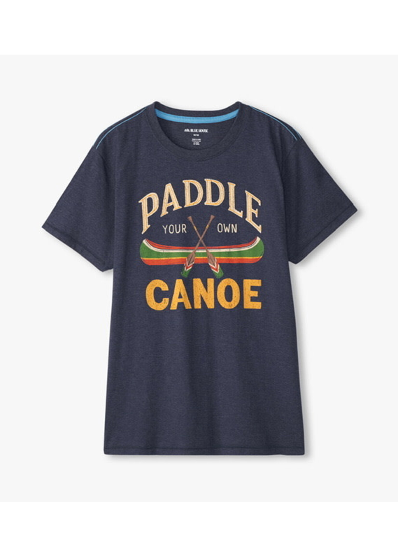 Little Blue House Paddle Your Own Canoe Men's Tee