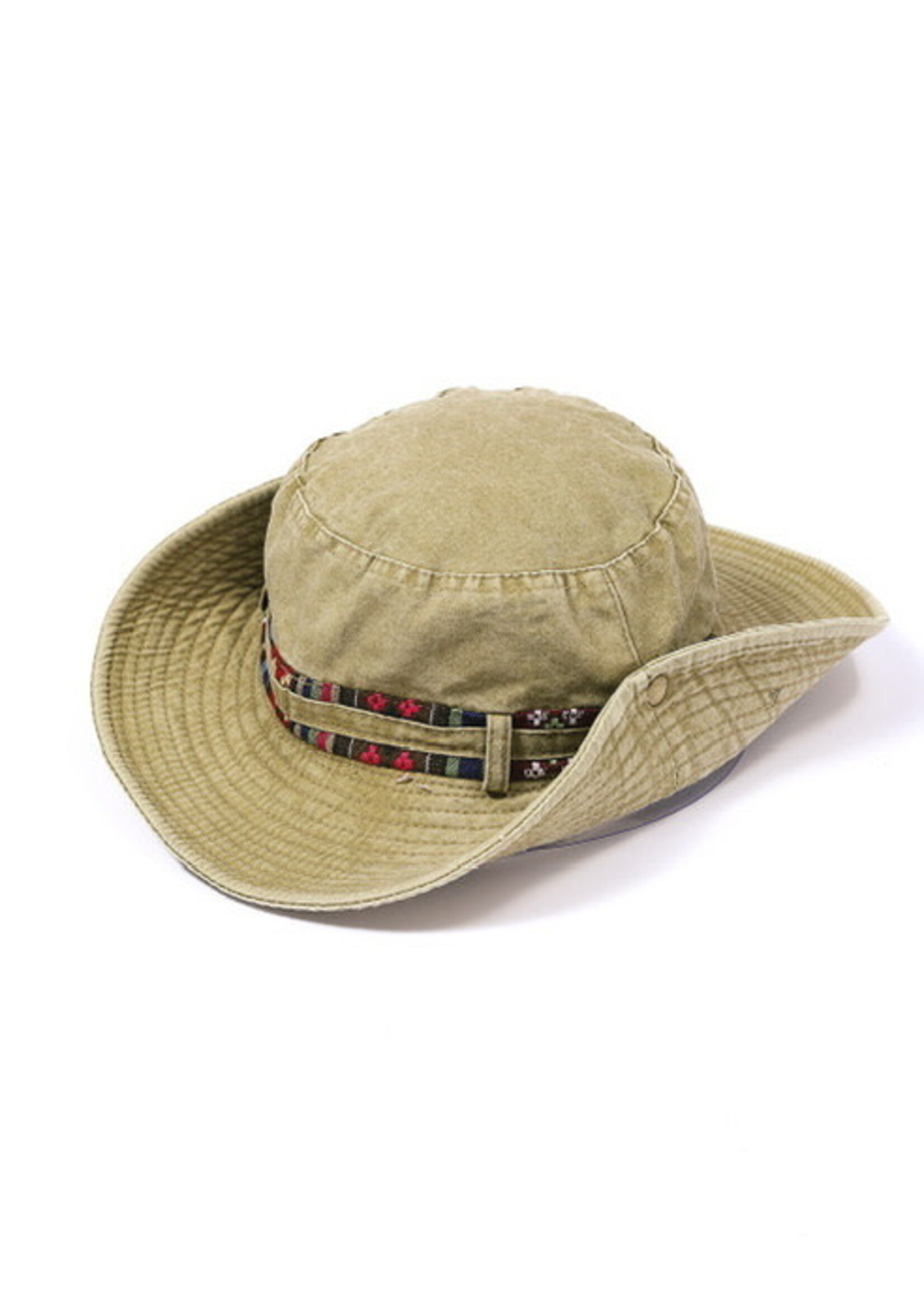 Washed Denim Sun Hat