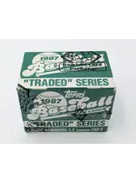 Sealed Topps 1987 "Traded" Series Baseball Card