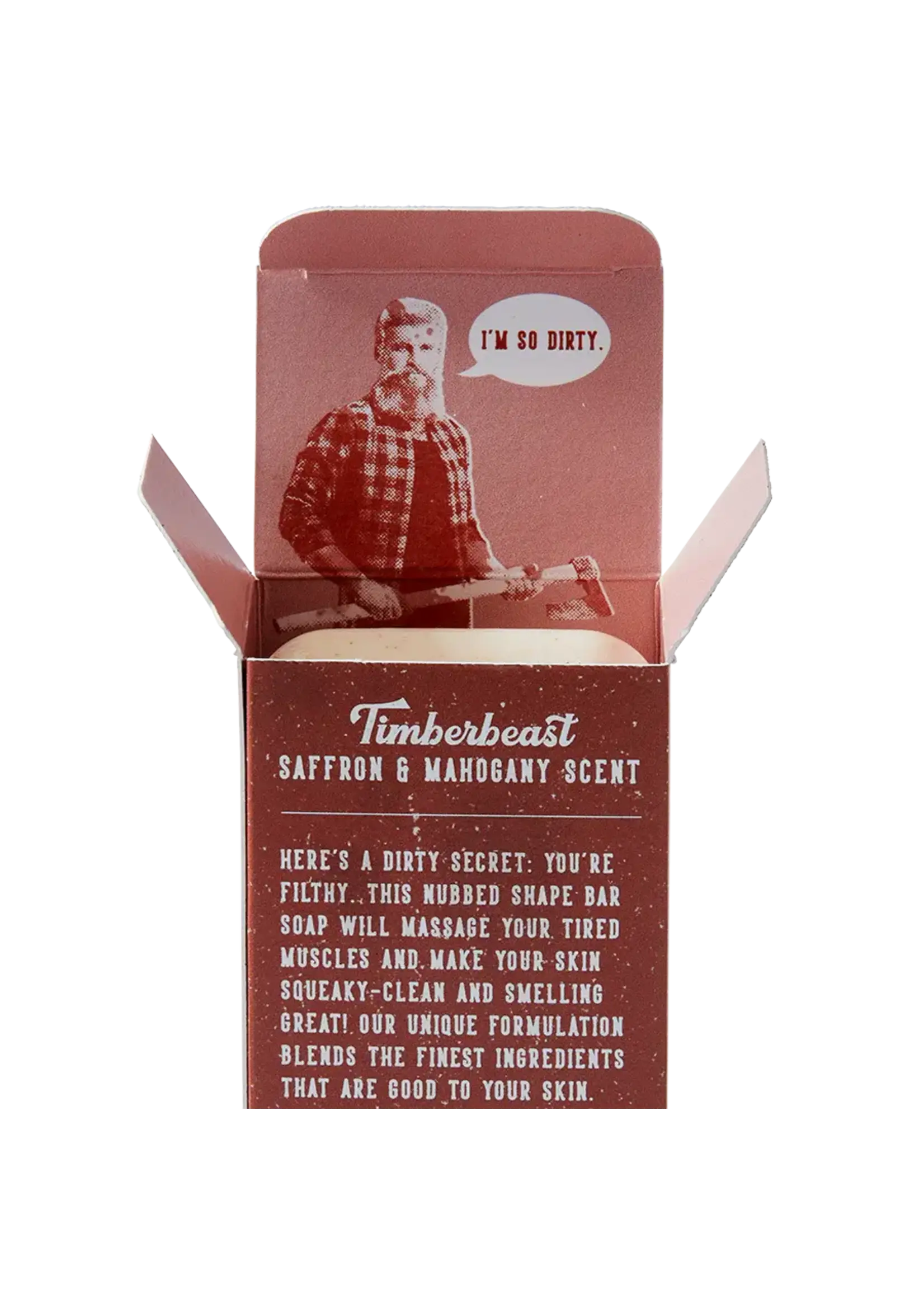 San Francisco Soap Comp FILTHY MAN Bar Soap - Timberbeast: Saffron & Mahogany