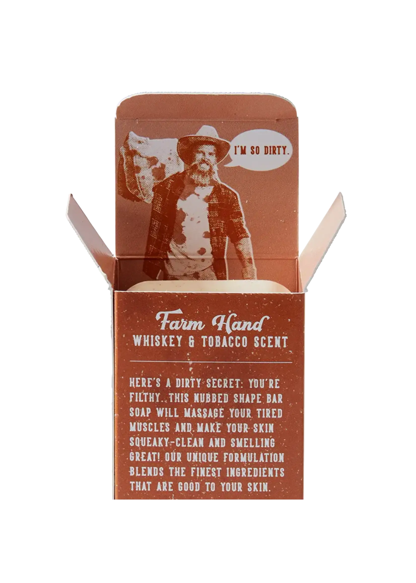 San Francisco Soap Comp FILTHY MAN Bar Soap - Farm Hand: Whiskey & Tobacco