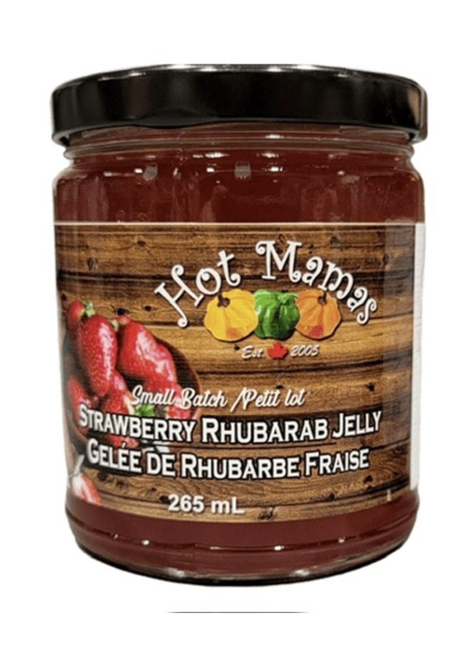 Hot Mamas Strawberry Rhubarb Jam
