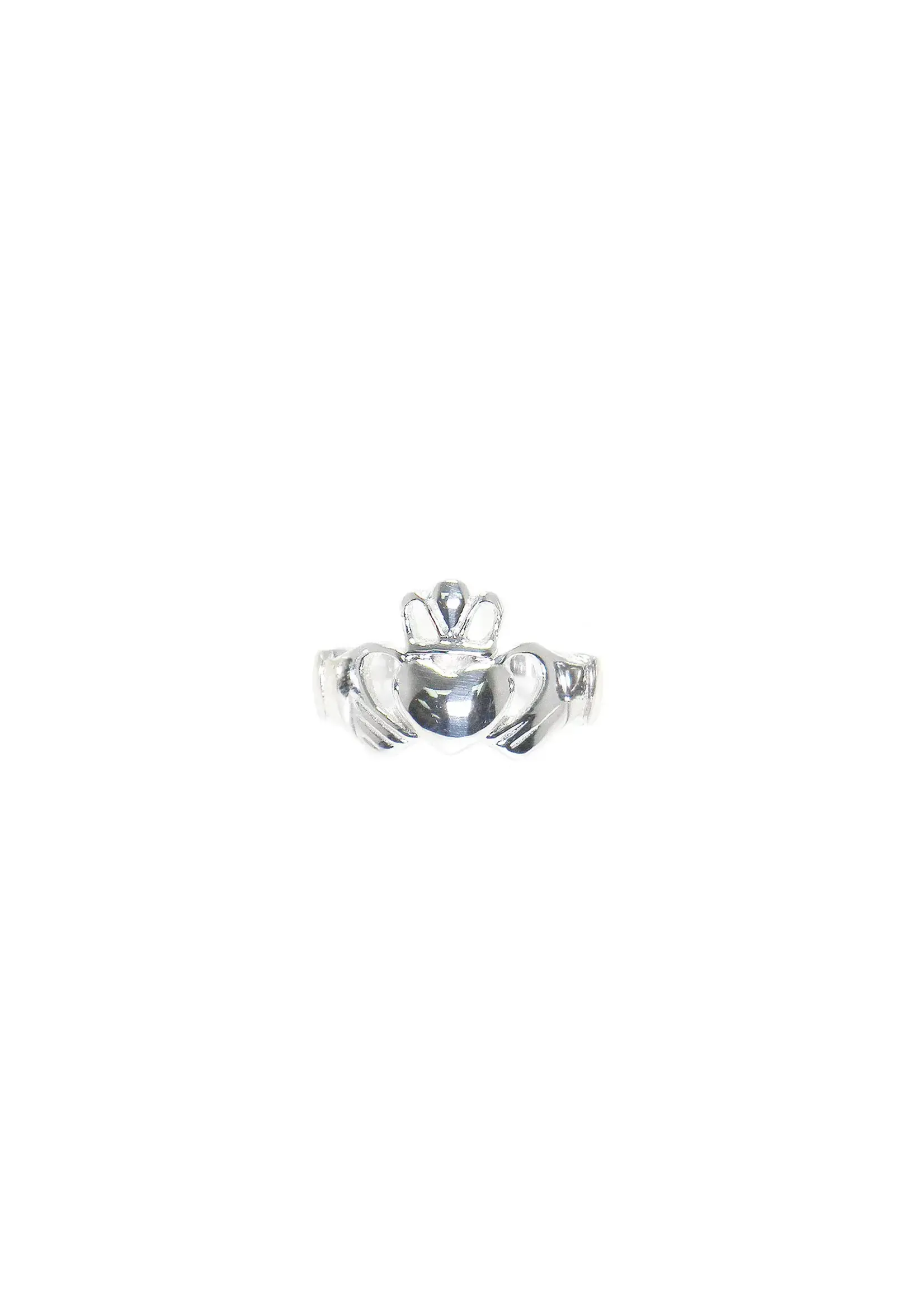 Sterling Silver Cladagh Ring Sz 8