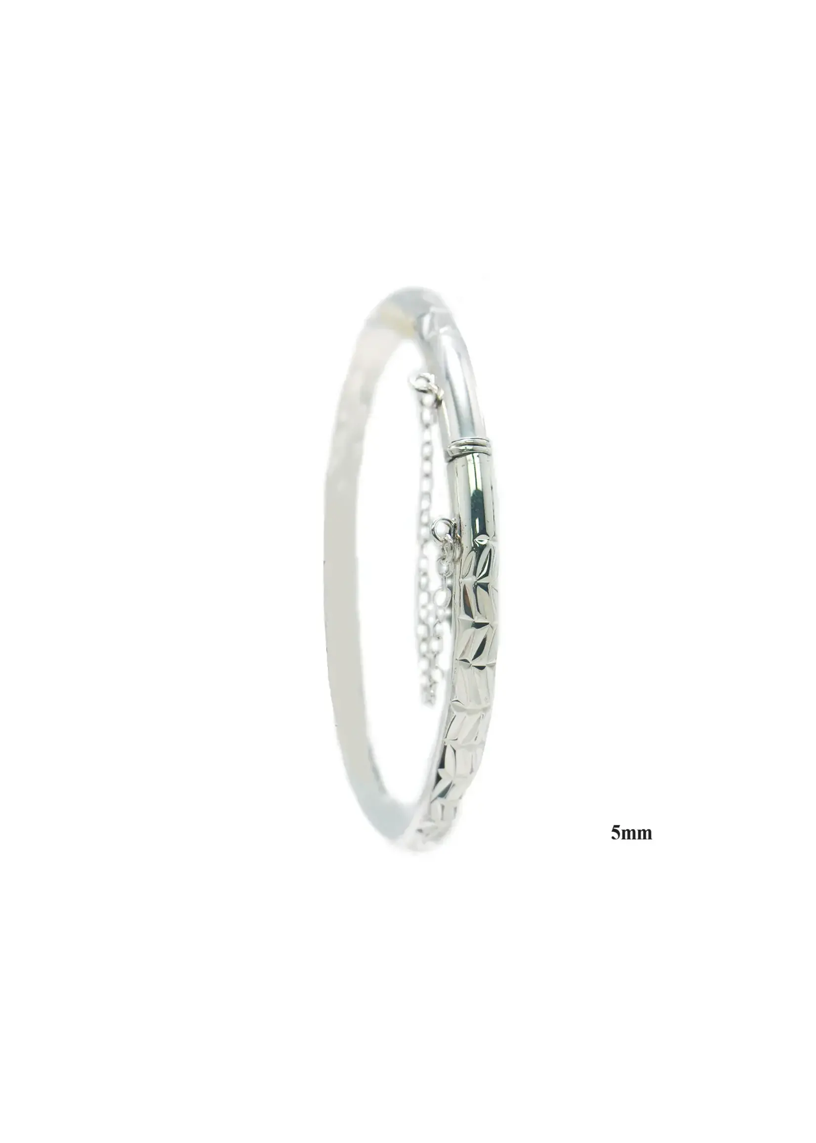 Sterling Silver Bangle - 5mm