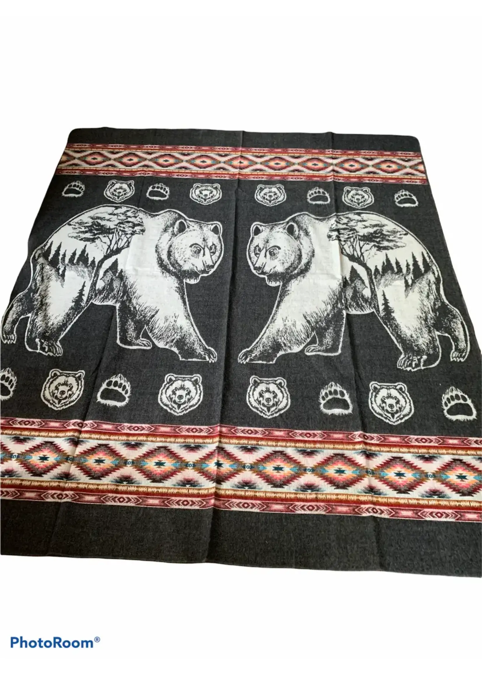 Alpaca Blanket - King Size - Bear