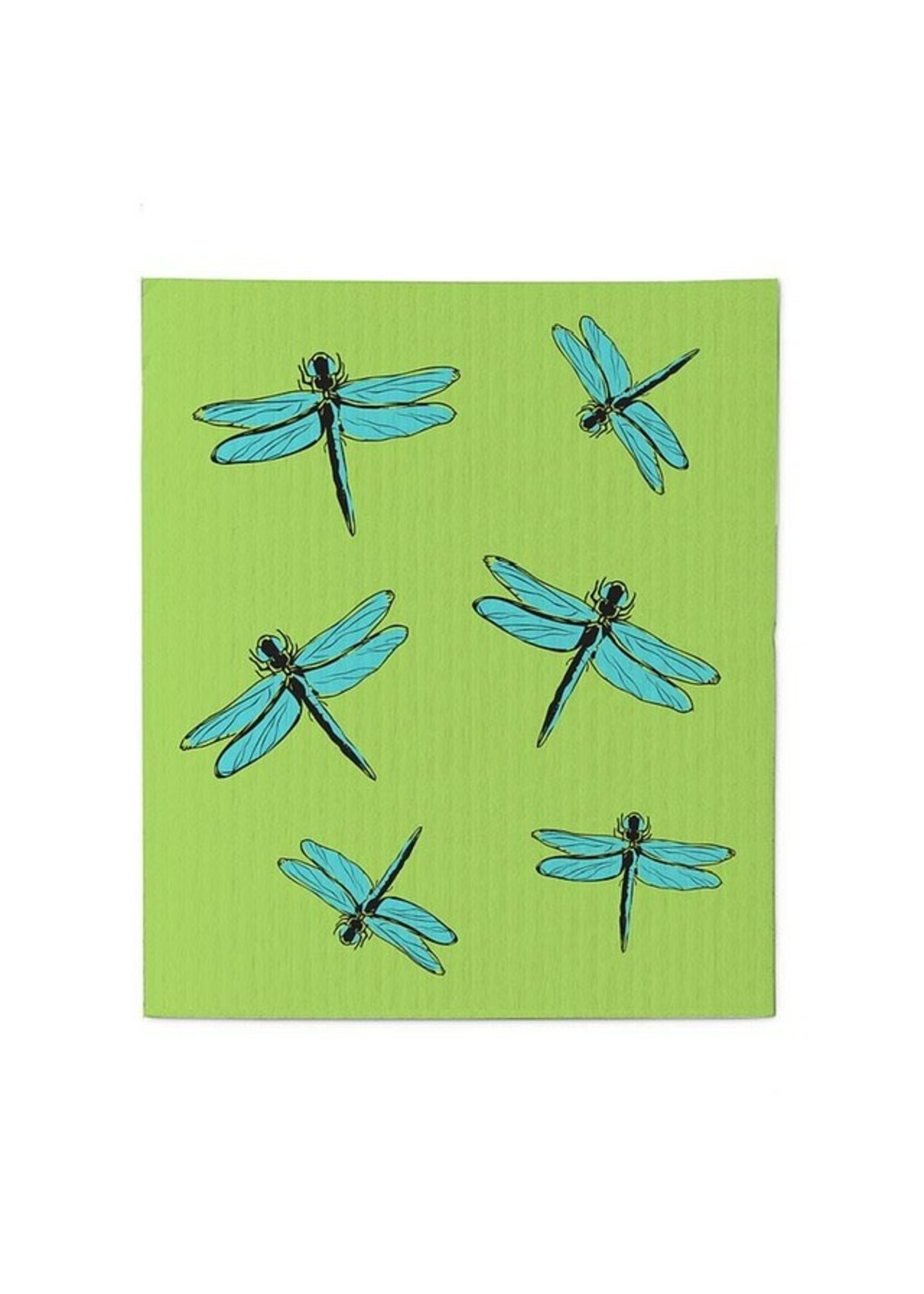 Swedish Dragonflies Dishcloths. Set of 2