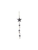 Silver Stars Mango Wood Bell Chime