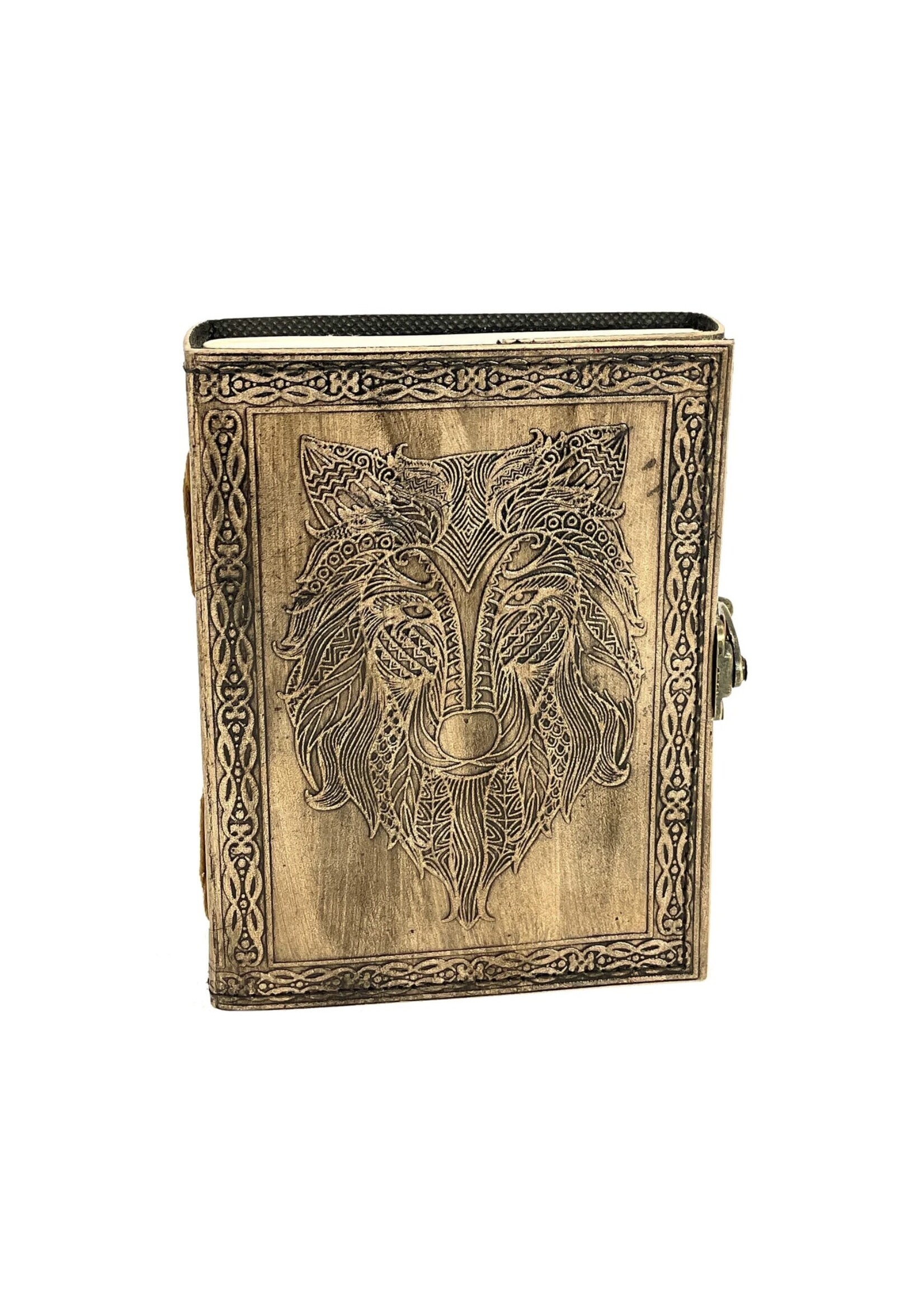 Leather Journal Notebook - Wolf