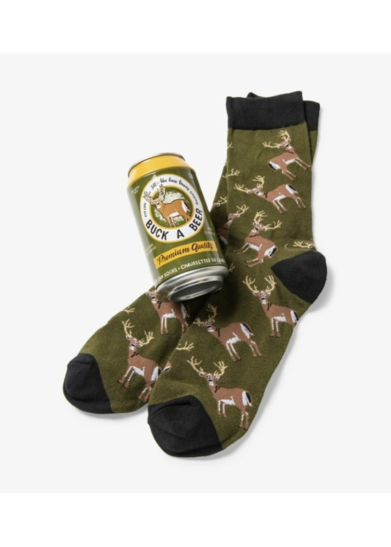 Hatley Buck A Beer Men's Beer Can Socks