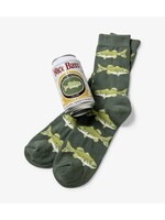 Hatley Nice Bass Men's Beer Can Socks