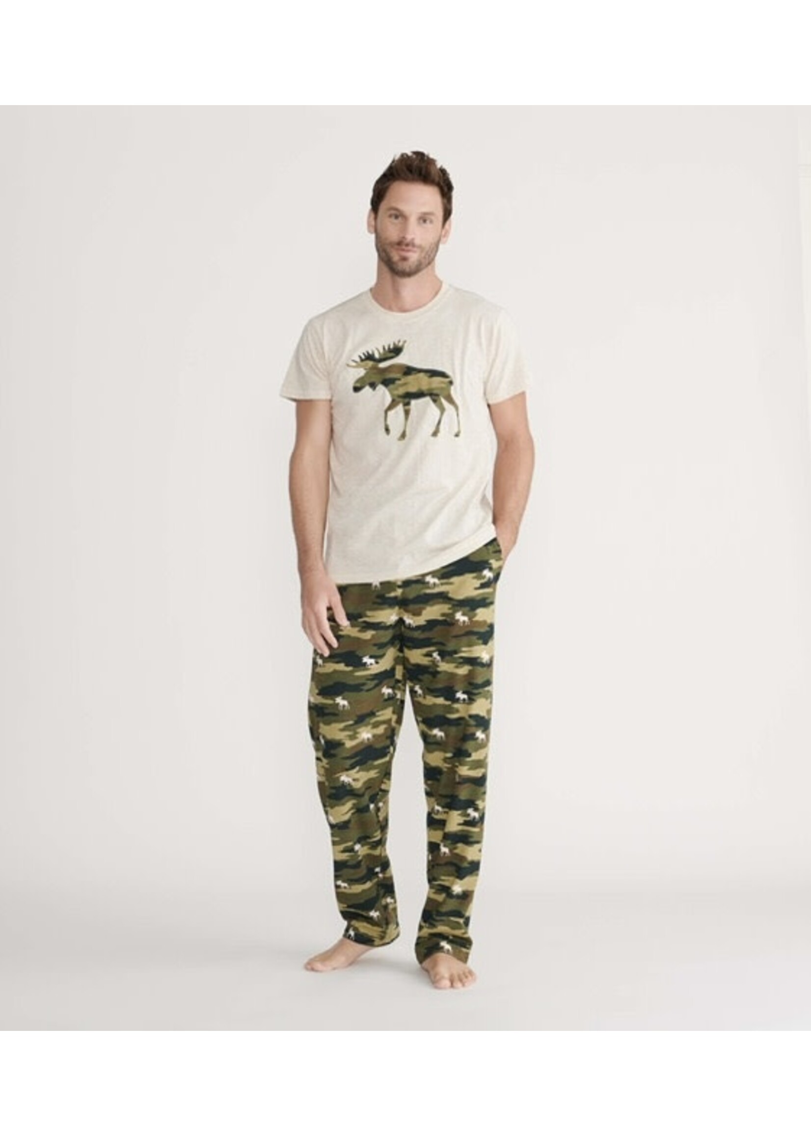 Hatley Camooseflage Men's Jersey Pajama Pants