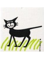 Swede Things Swedish Dishcloth - Cat in Grass