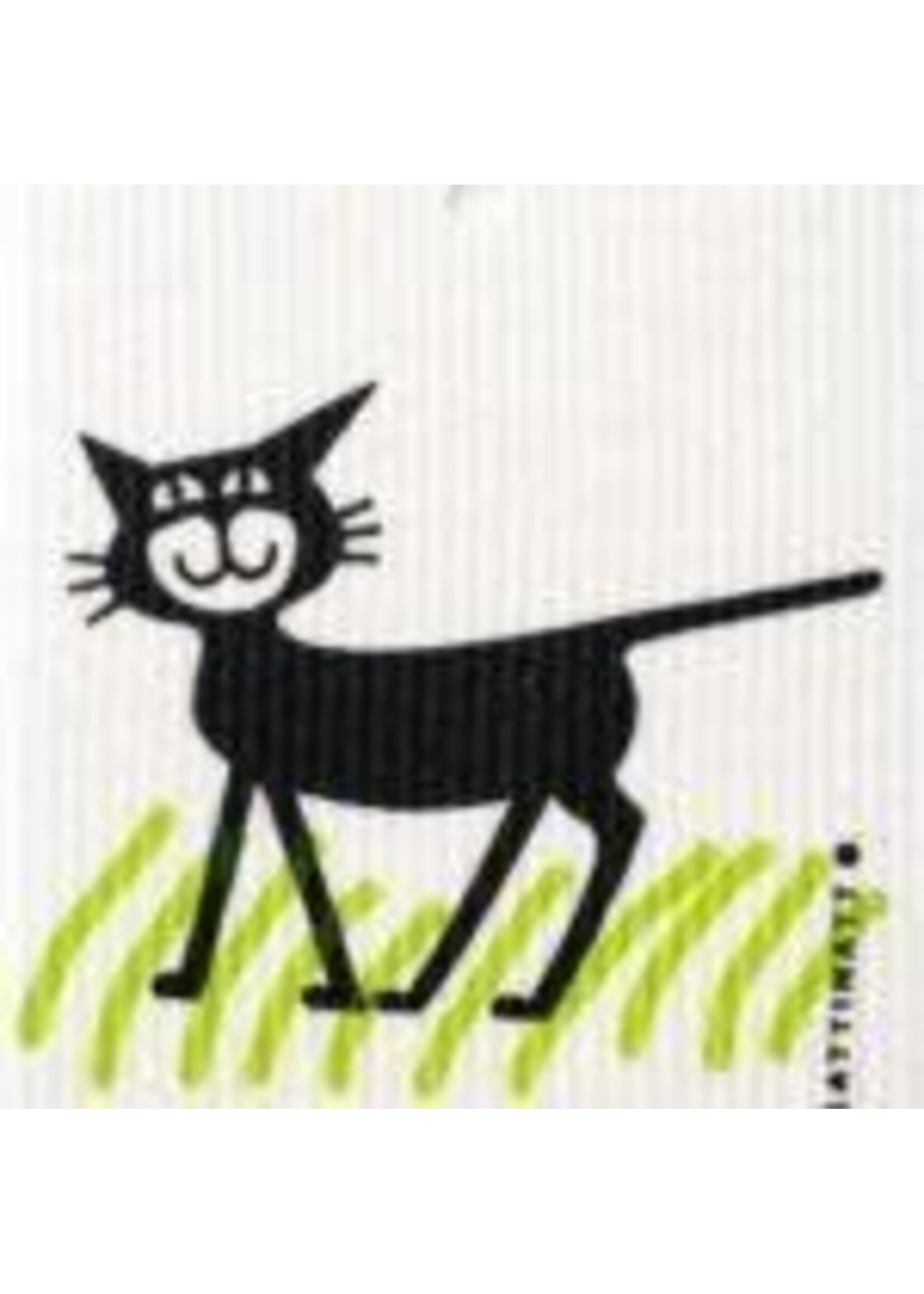 Swede Things Swedish Dishcloth - Cat in Grass