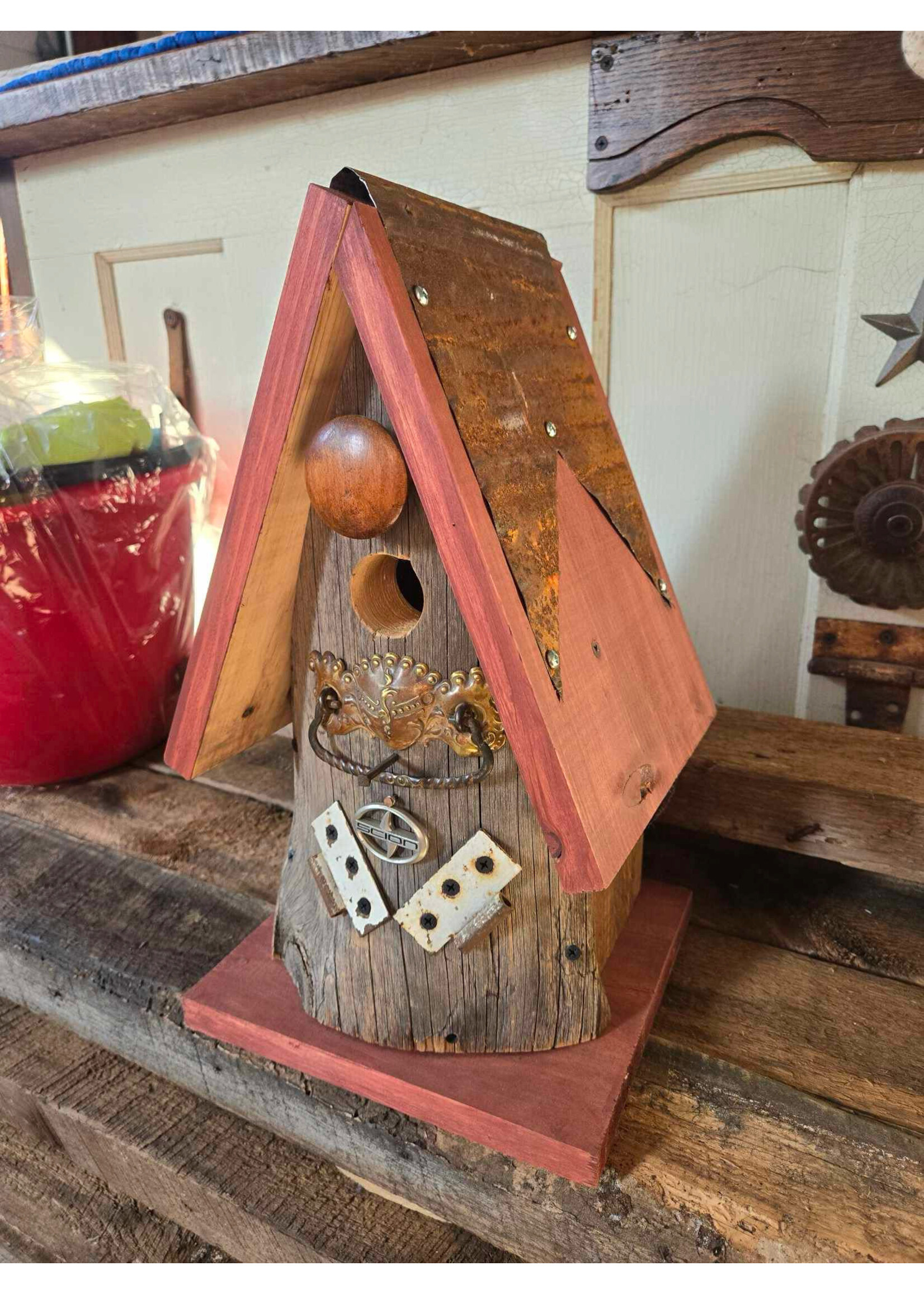 Jessie Hagerman Handcrafted Birdhouse #327