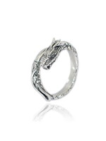 STERLING SILVER DRAGON RINGS ADJUSTABLE SIZE.