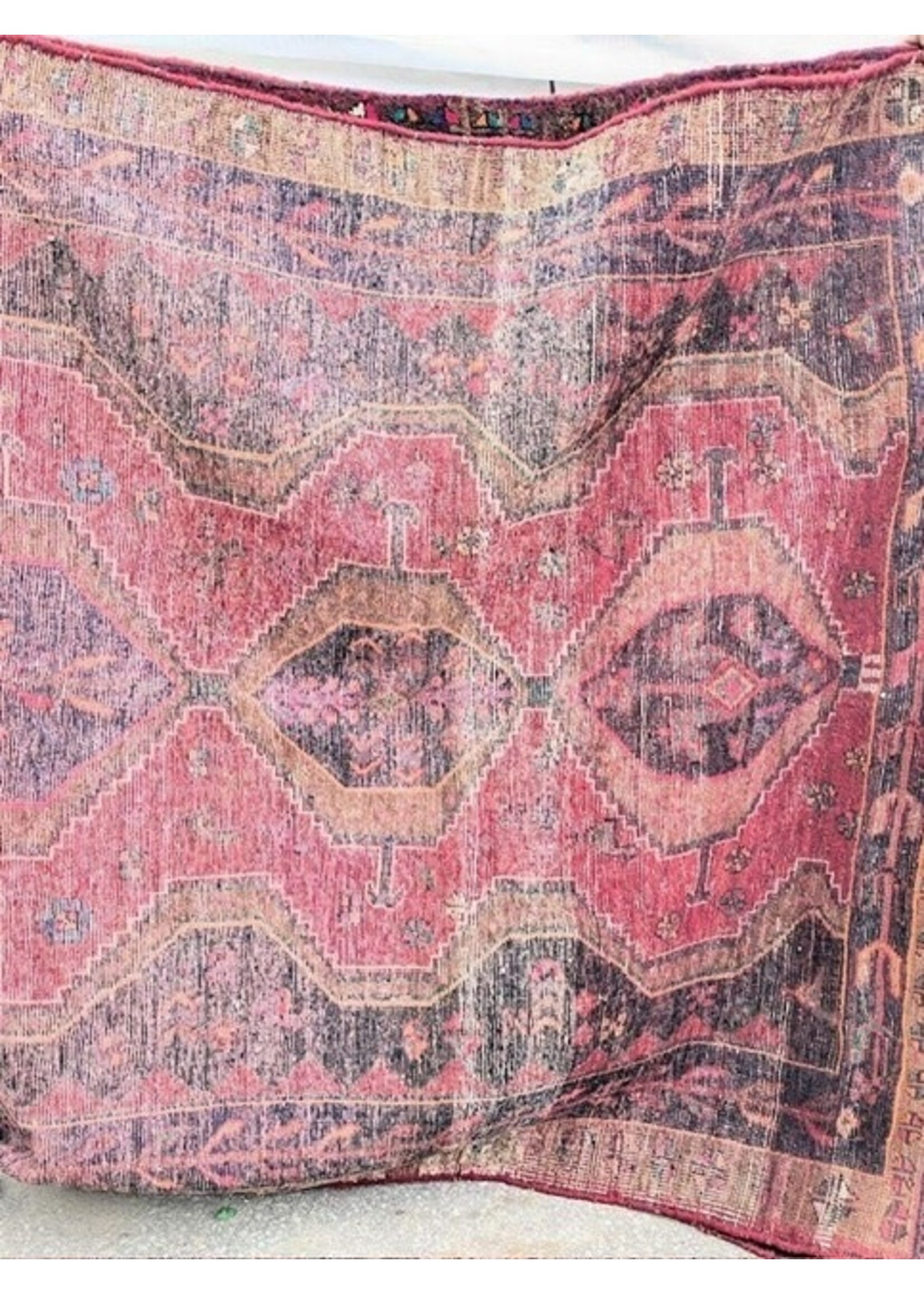 Large Hand Knotted Hamadan Persian Rug