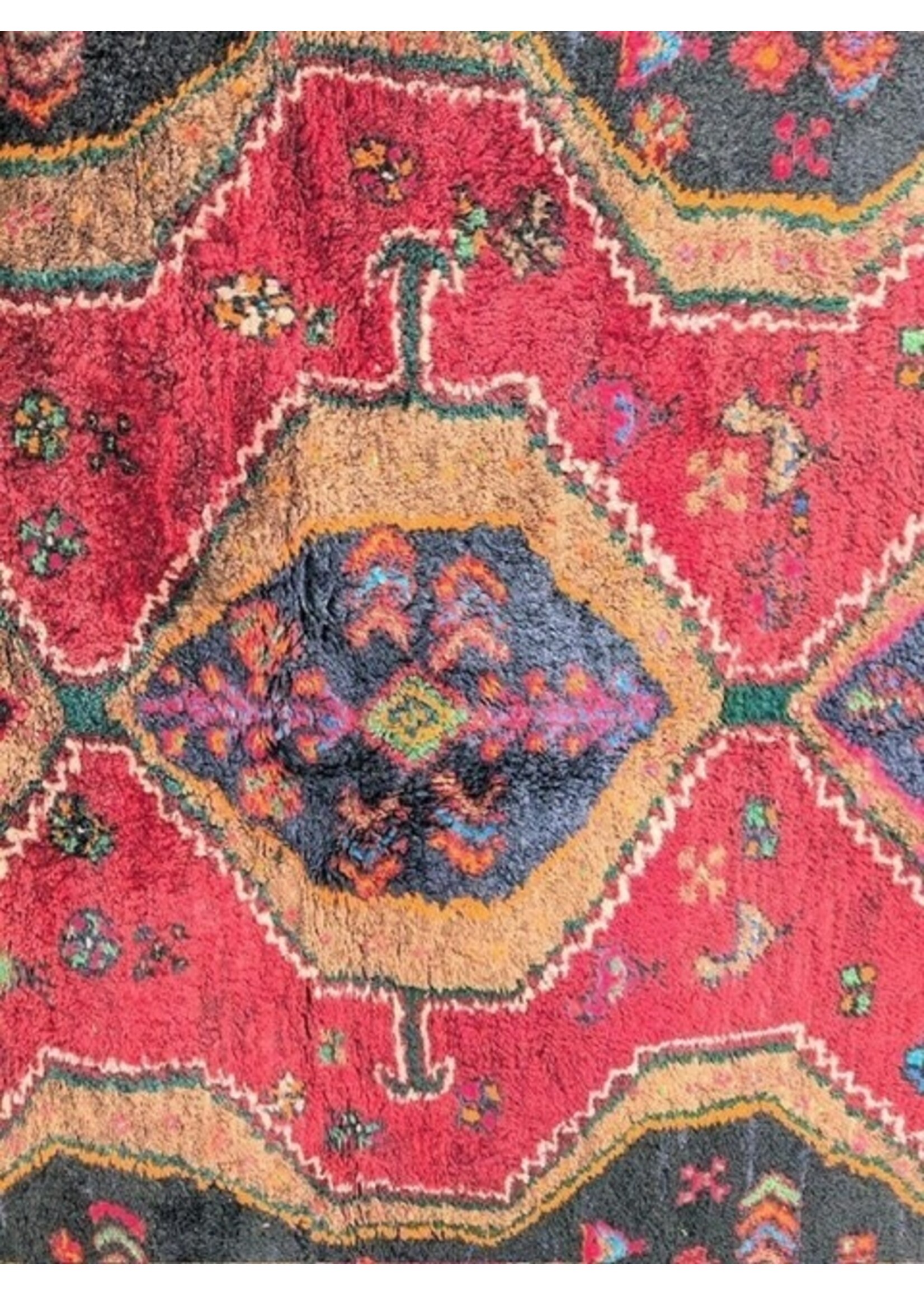 Large Hand Knotted Hamadan Persian Rug